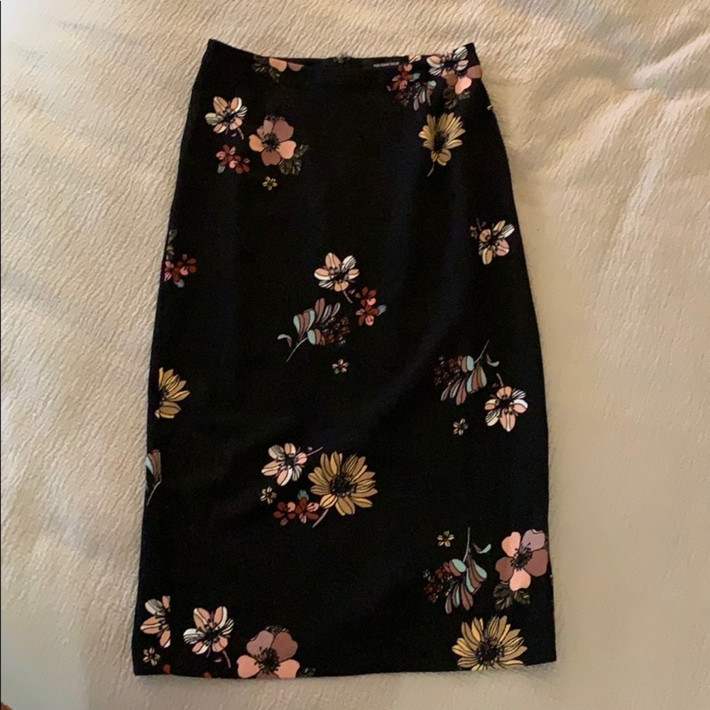 Who what wear - floral midi-skirt - 6